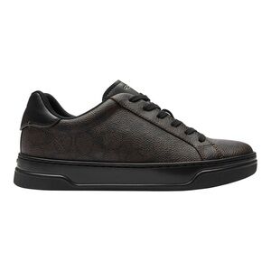 Coach Men's Dark Brown & Black Low-Top Leather Sneaker